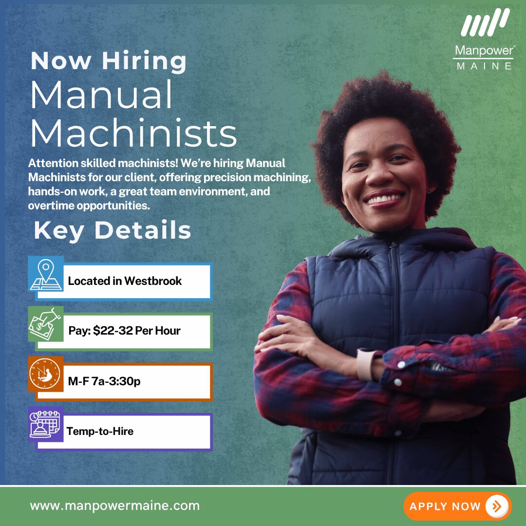 Manual Machinists - Westbrook - Web Manual Machinists - Westbrook - Web