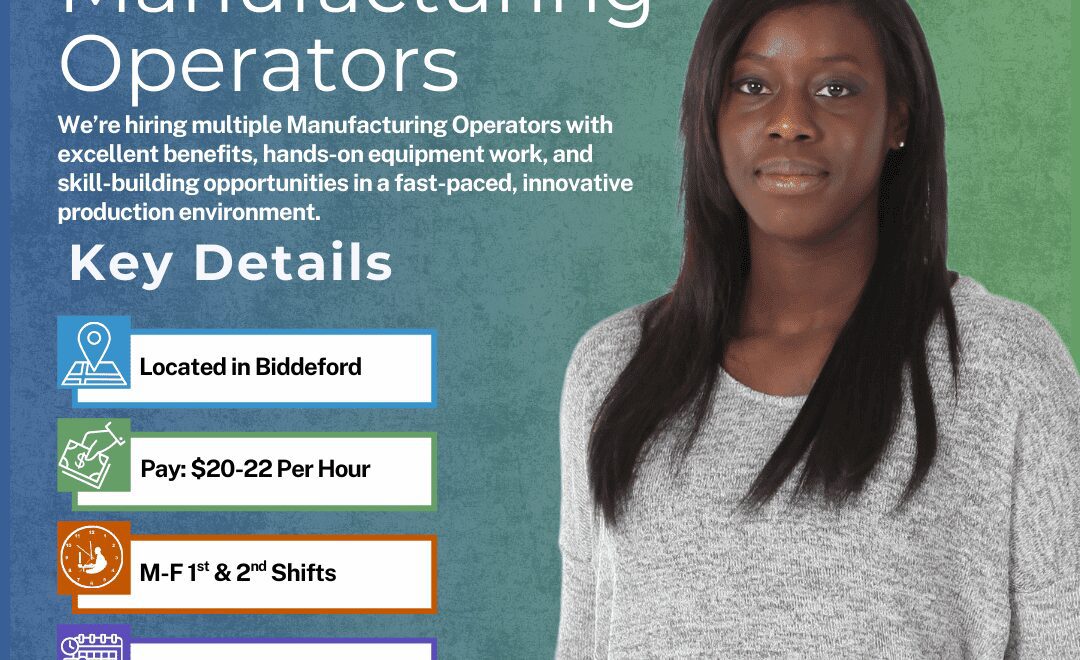 Manufacturing Operators - Biddeford - Web