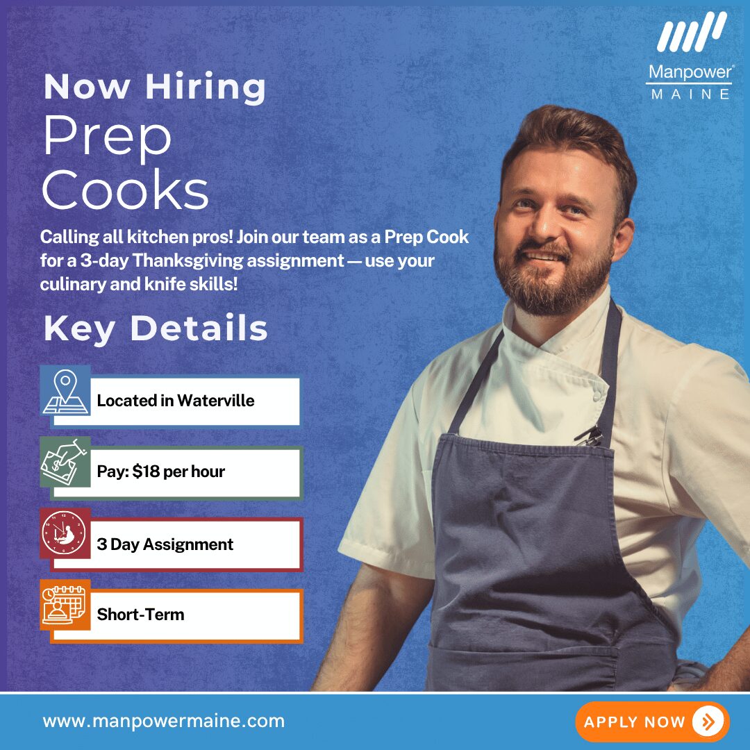 Prep Cooks - Waterville - Web