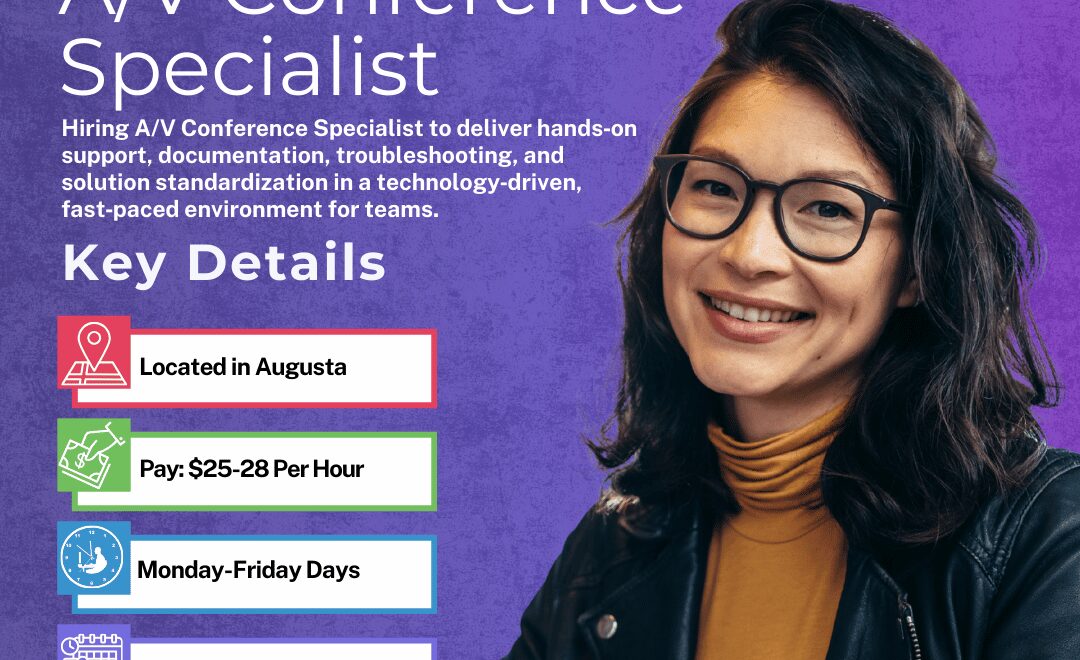 Audio Visual Conference Specialist - Augusta - Web
