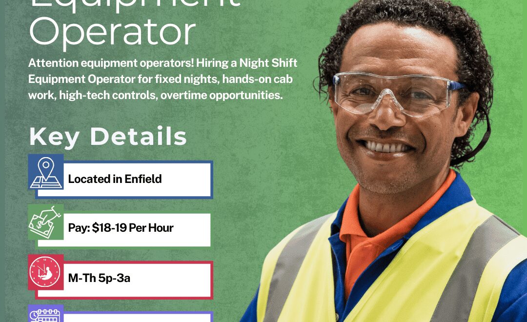 Equipment Operator - Enfield - Web