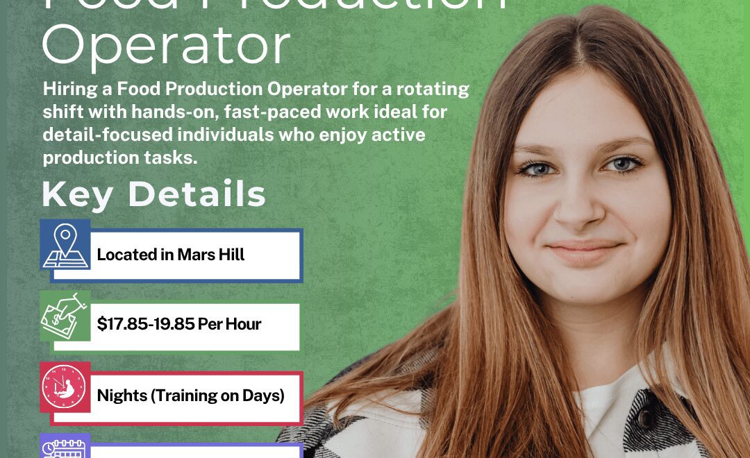 Food Production Operator - Mars Hill - Web