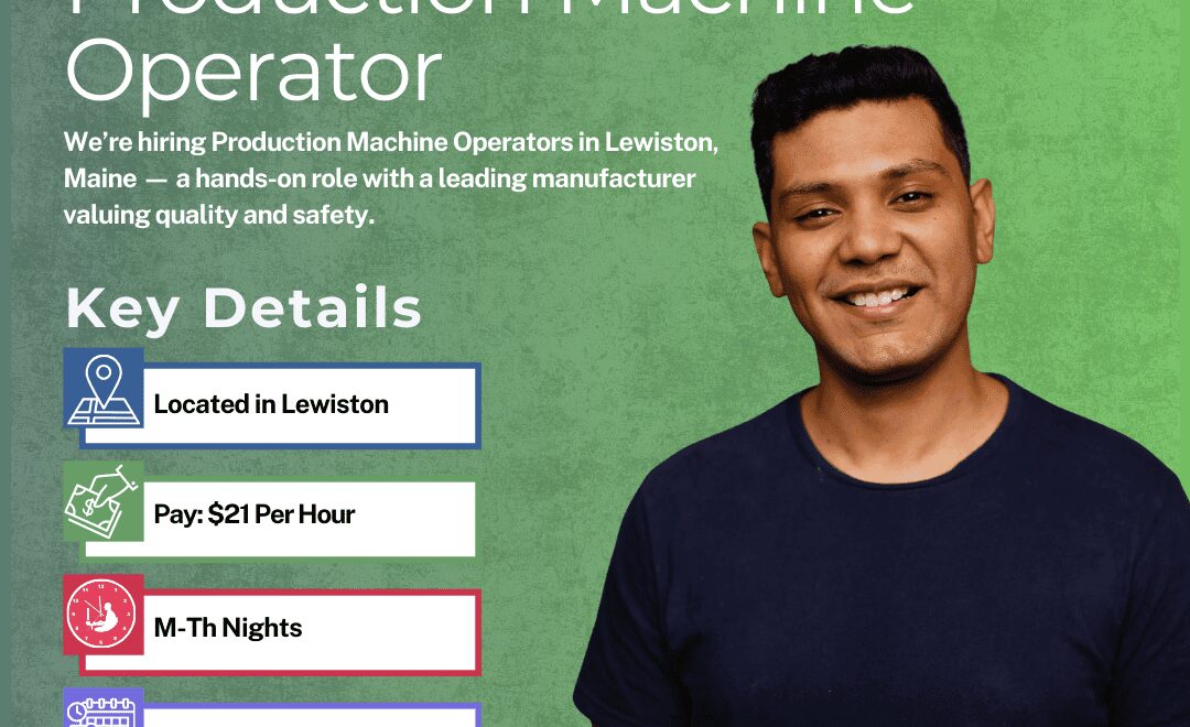 Production Machine Operator - Lewiston - Web