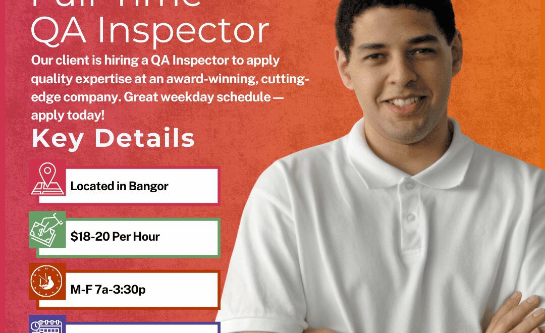 QA Inspector - Bangor - Web