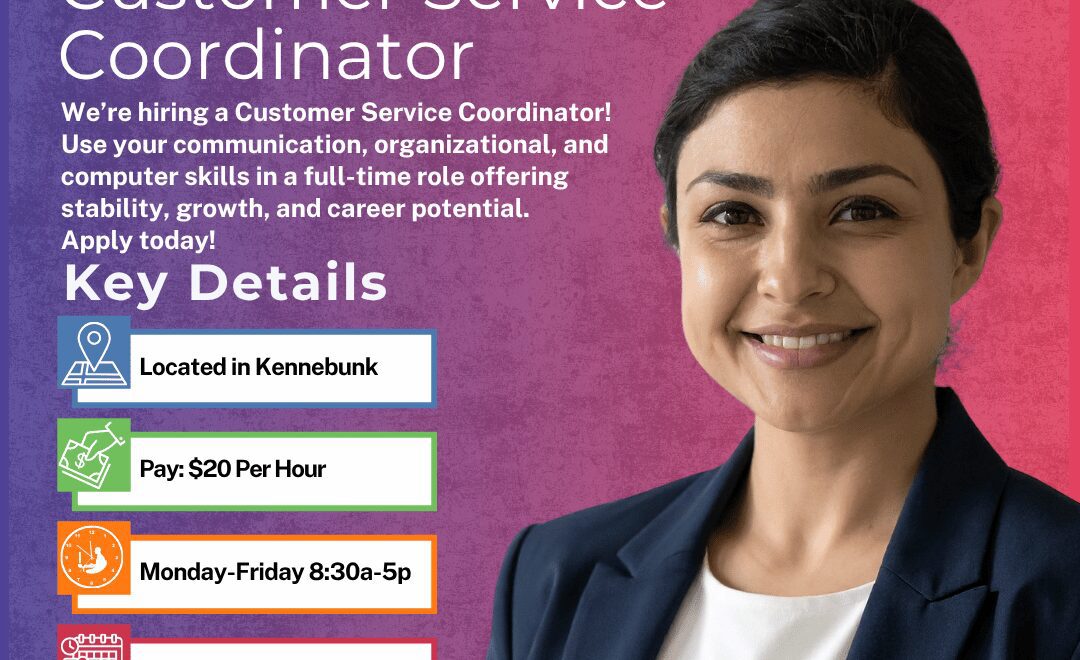 Customer Service Coordinator - Kennebunk - Web (1)