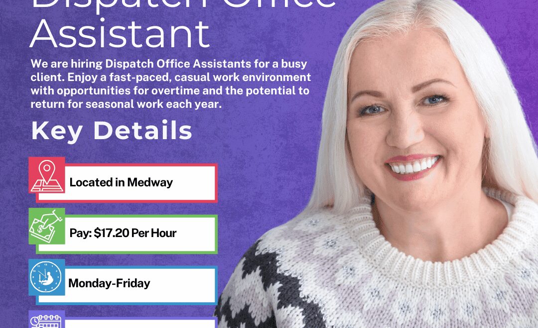 Dispatch Office Assistant - Medway - Web