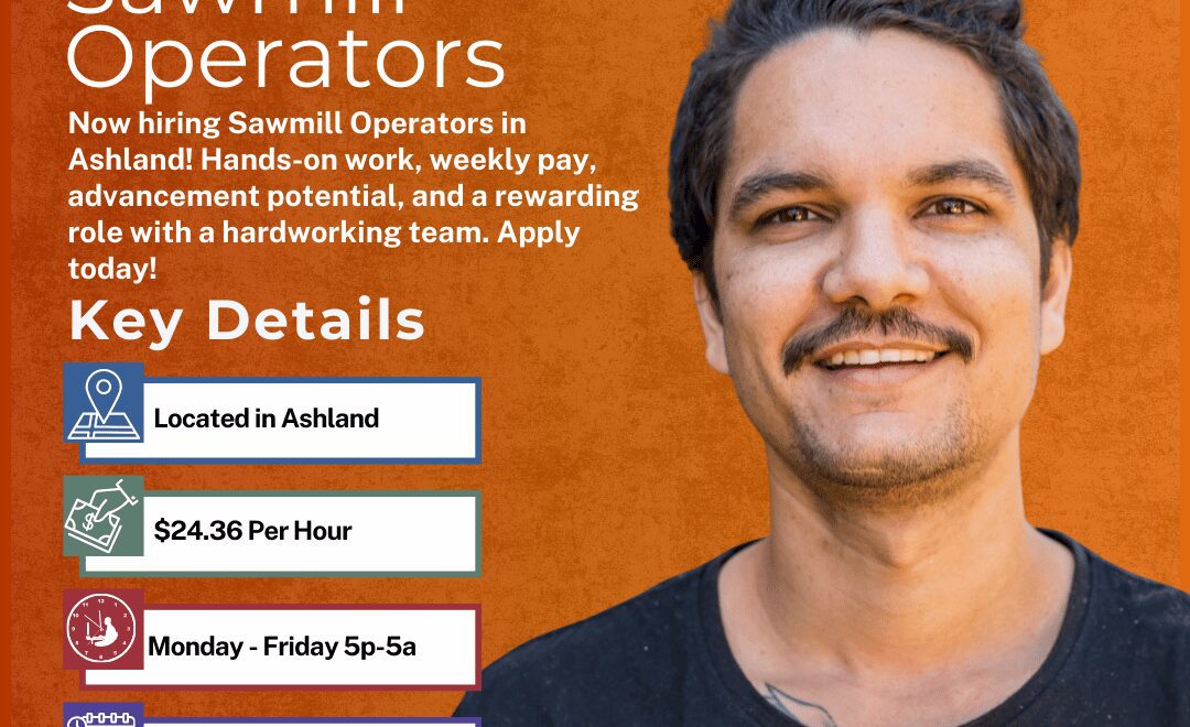 Sawmill Operator - Ashland - Web