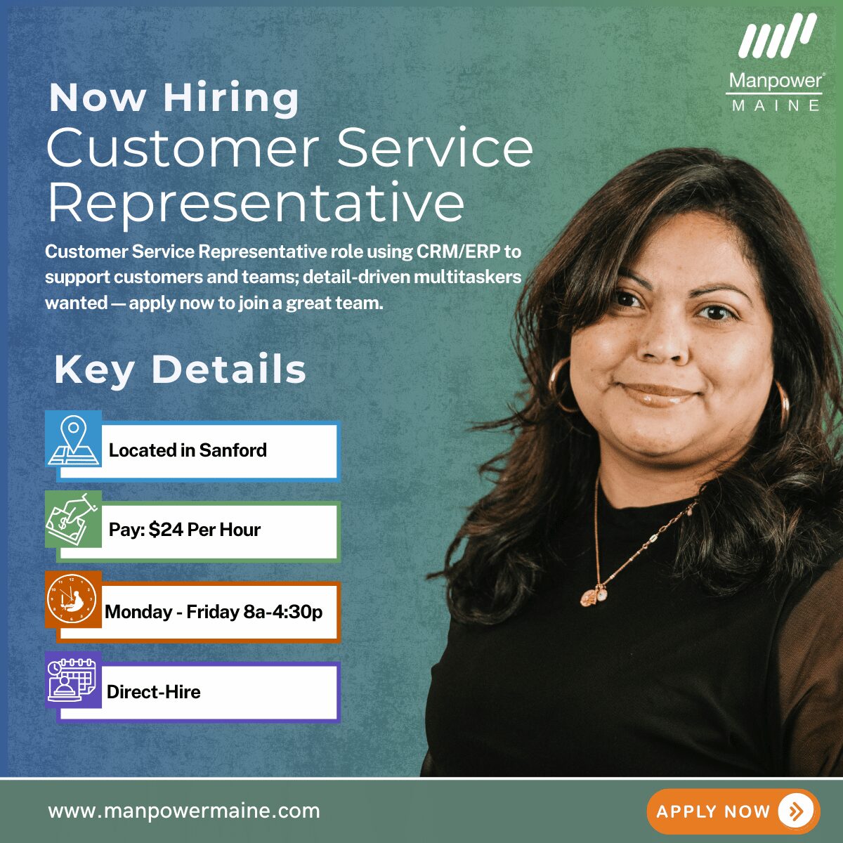 Customer Service Rep DH - Sanford - Website