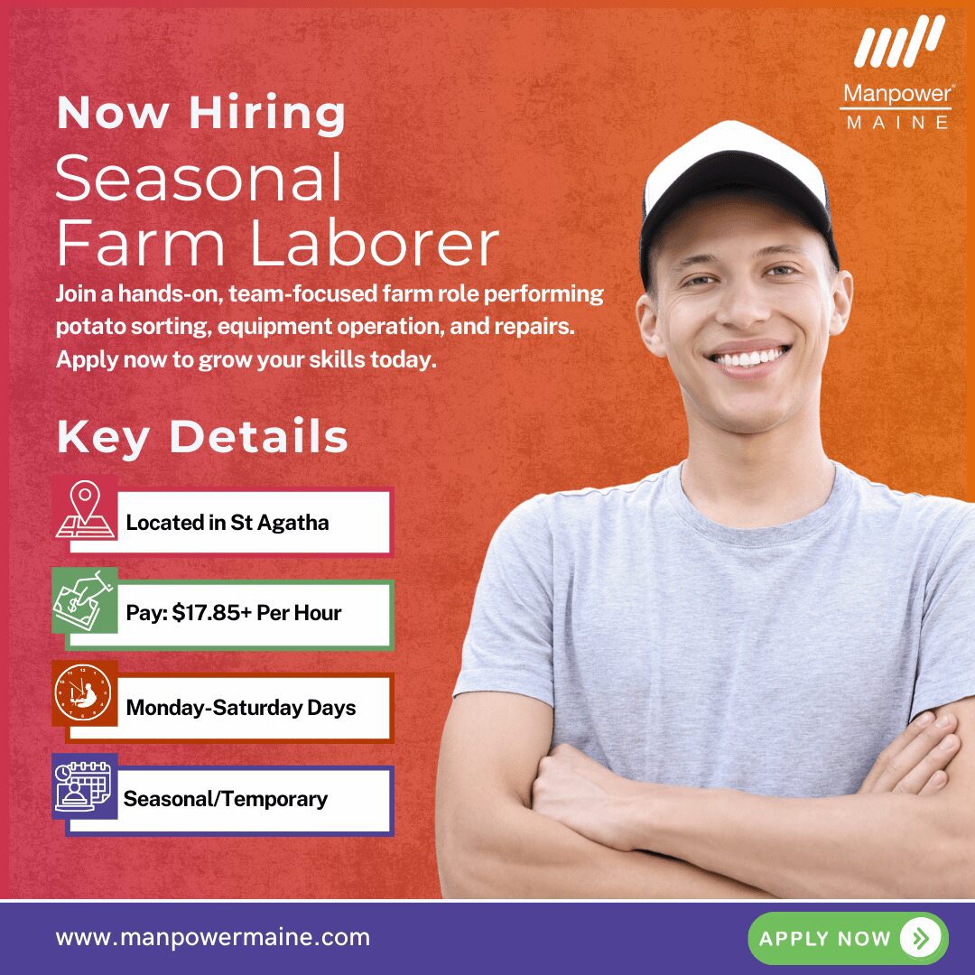 Seasonal Farm Laborer - St Agatha - Web