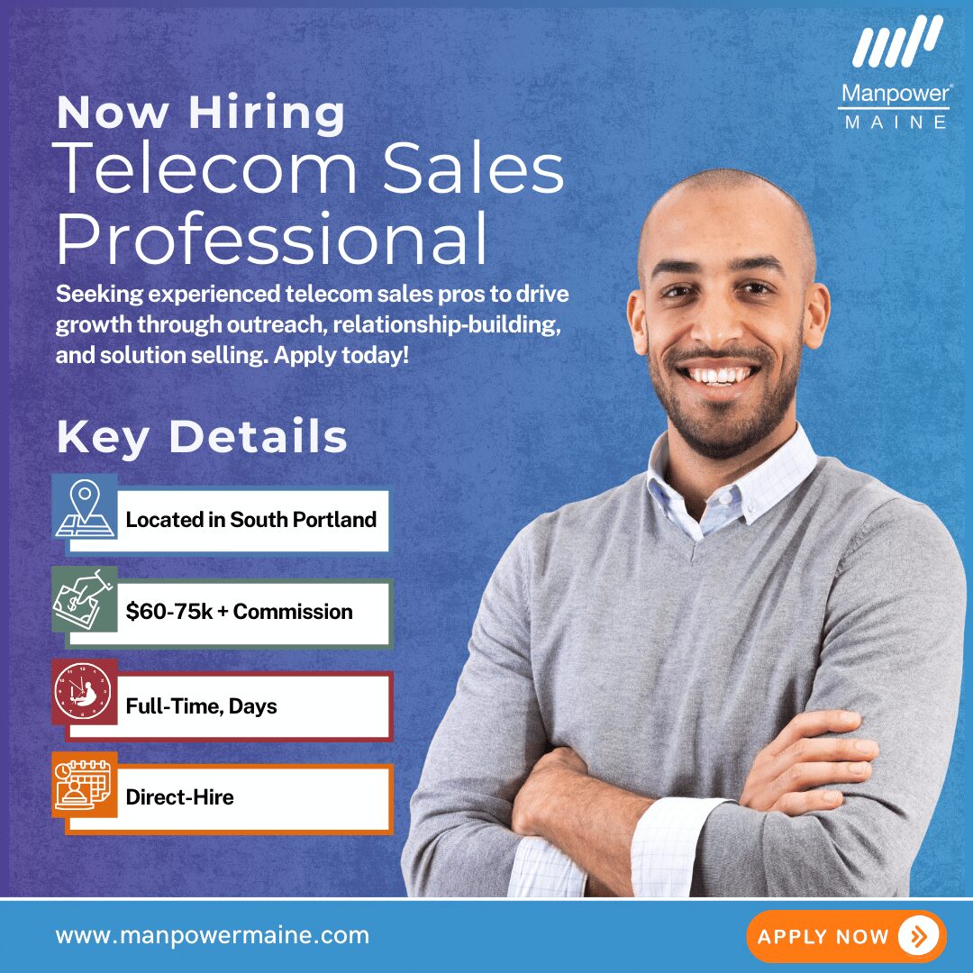 Telecom Sales Professional - South Portland - Web