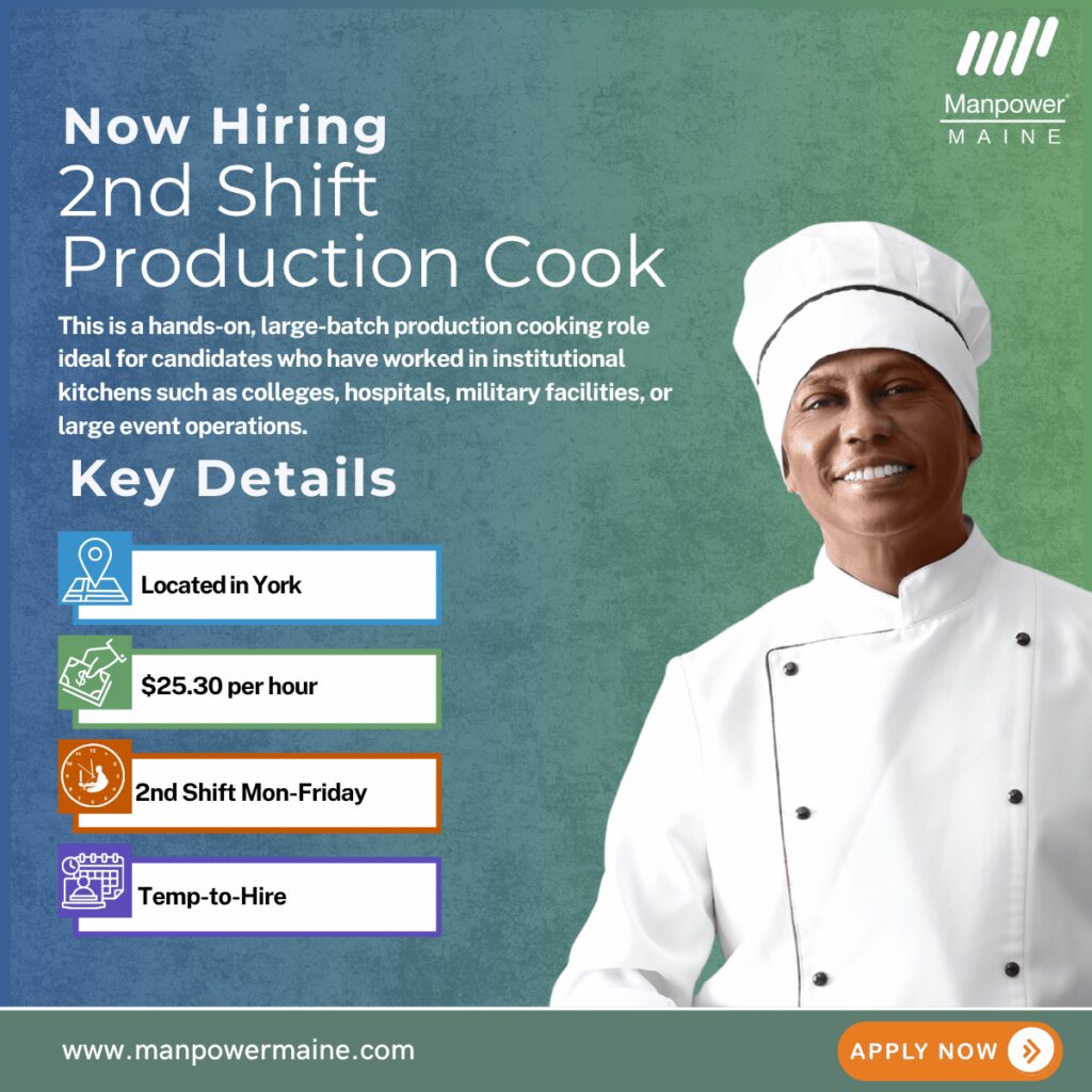 2nd Shift Production Cook