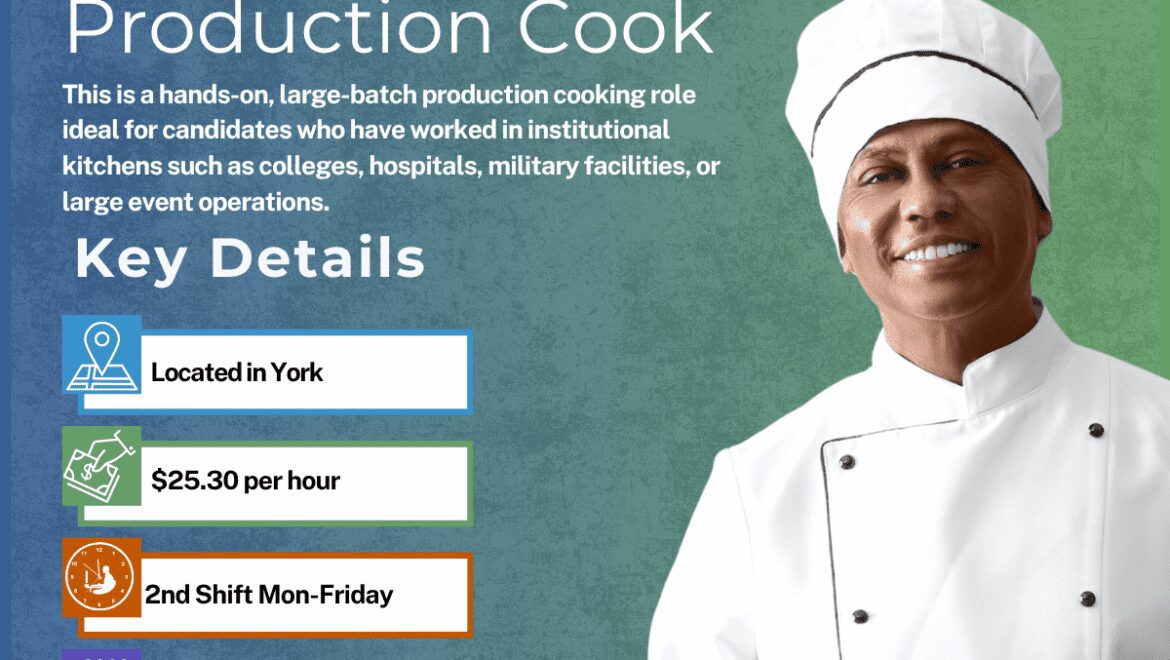 2nd Shift Production Cook