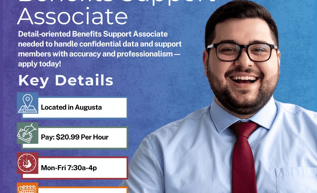 Benefits Support Associate - Augusta - Web