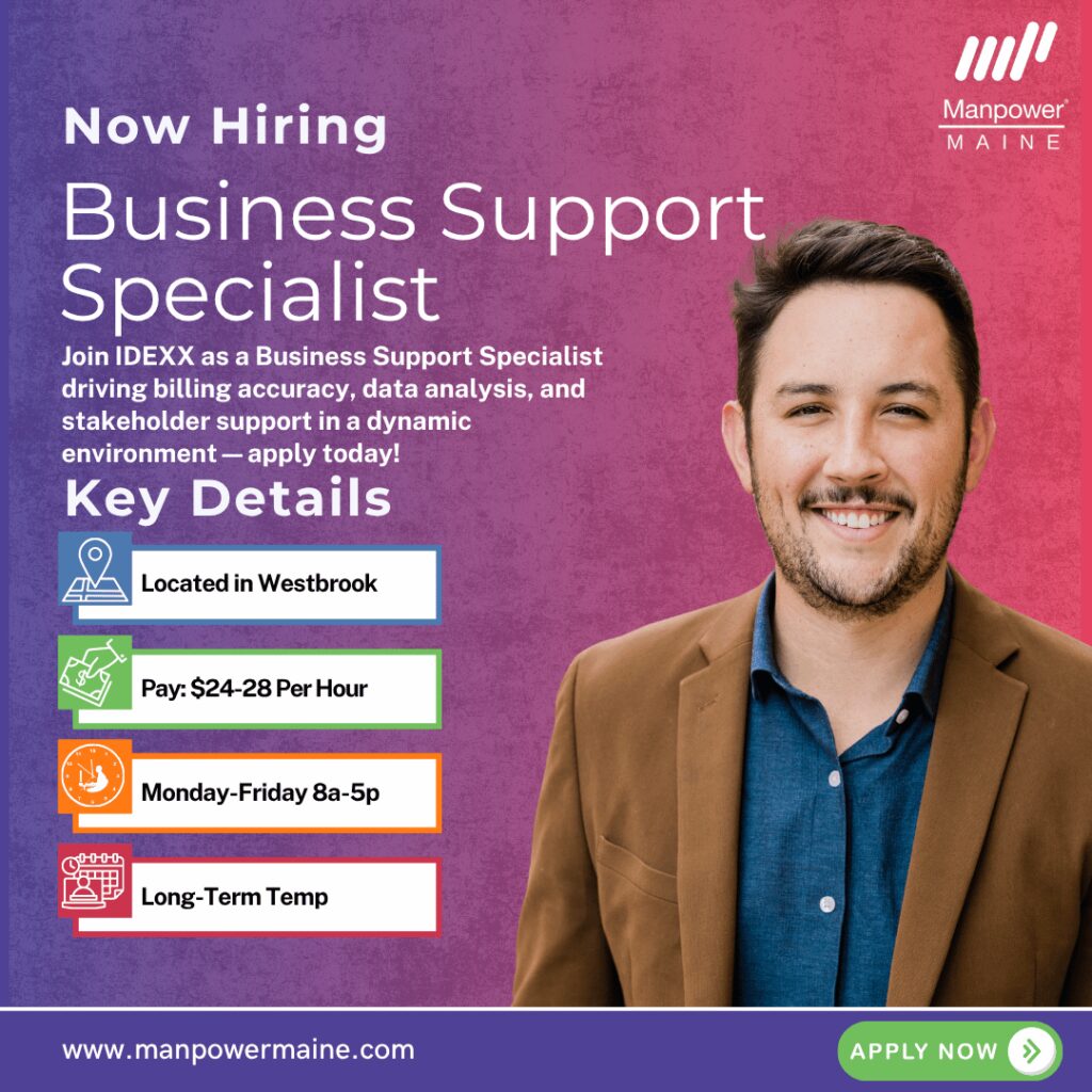 Business Support Specialist - Westbrook - Web