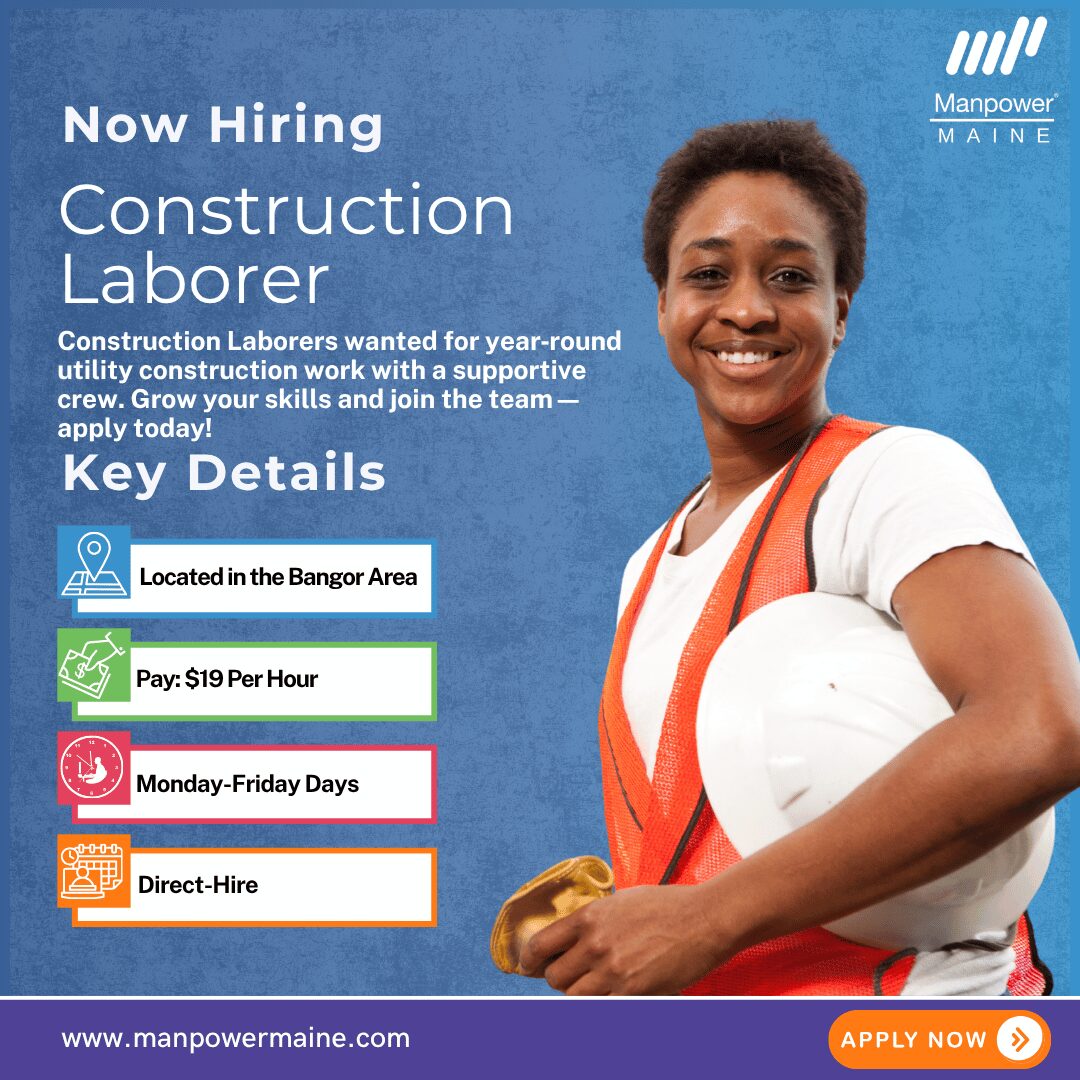 Construction Laborer - Bangor Area - Web