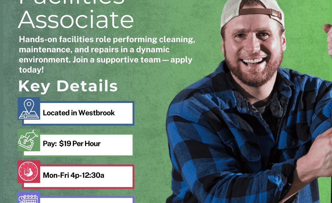 Facilities Associate - Westbrook - Web