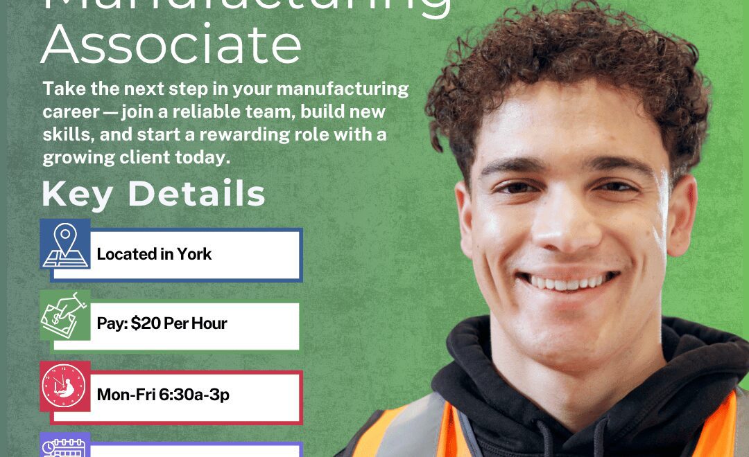 Manufacturing Associate - York - Web