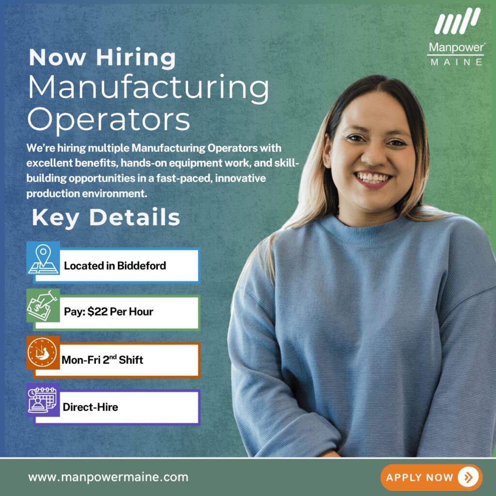 Manufacturing Operators - Biddeford - Website