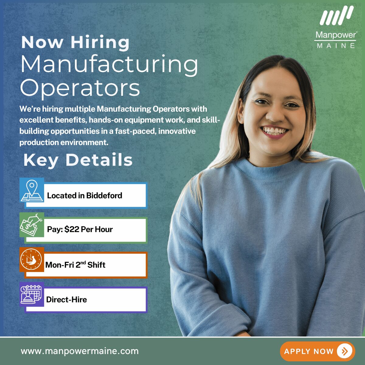 Manufacturing Operators - Biddeford - Website Manufacturing Operators - Biddeford - Website