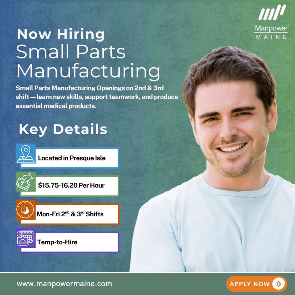 Small Parts Manufacturing - Presque Isle - Website
