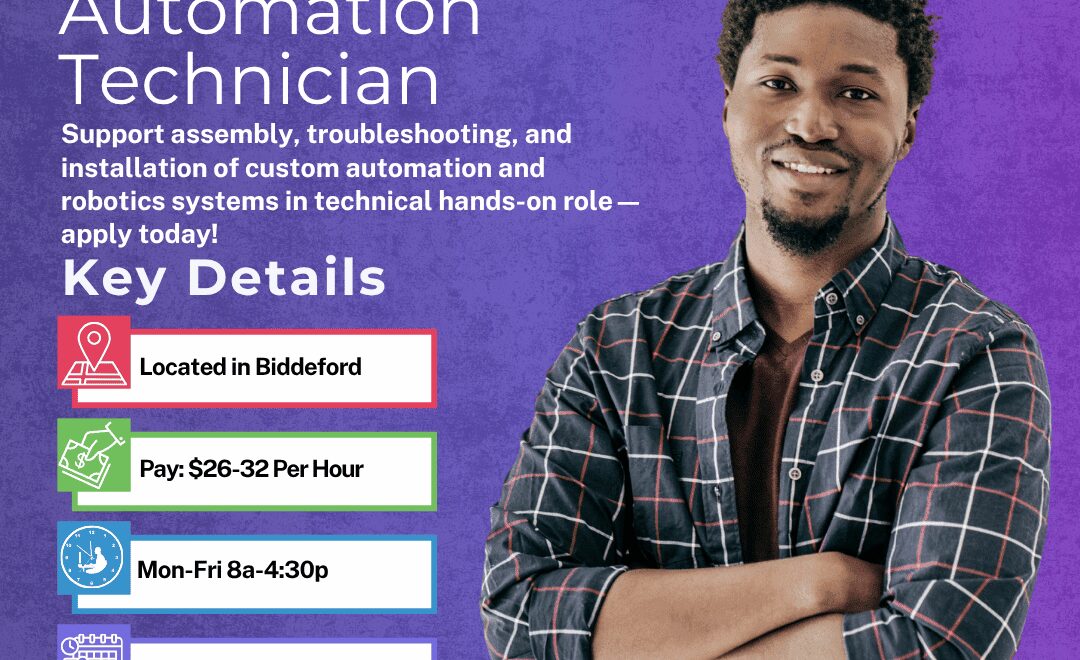 Automation Technician - Biddeford - Web