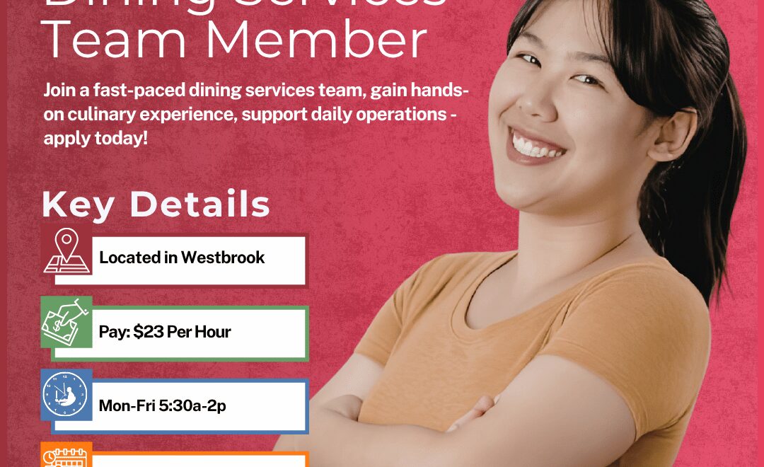 Dining Services Team Member - Westbrook - Web