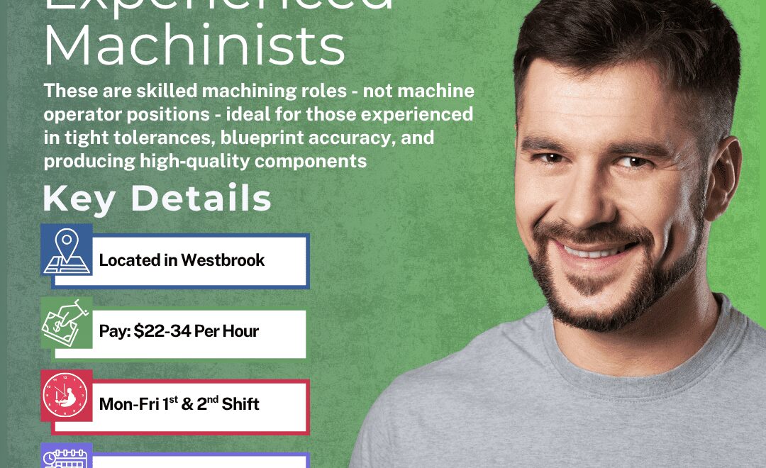 experienced machinists