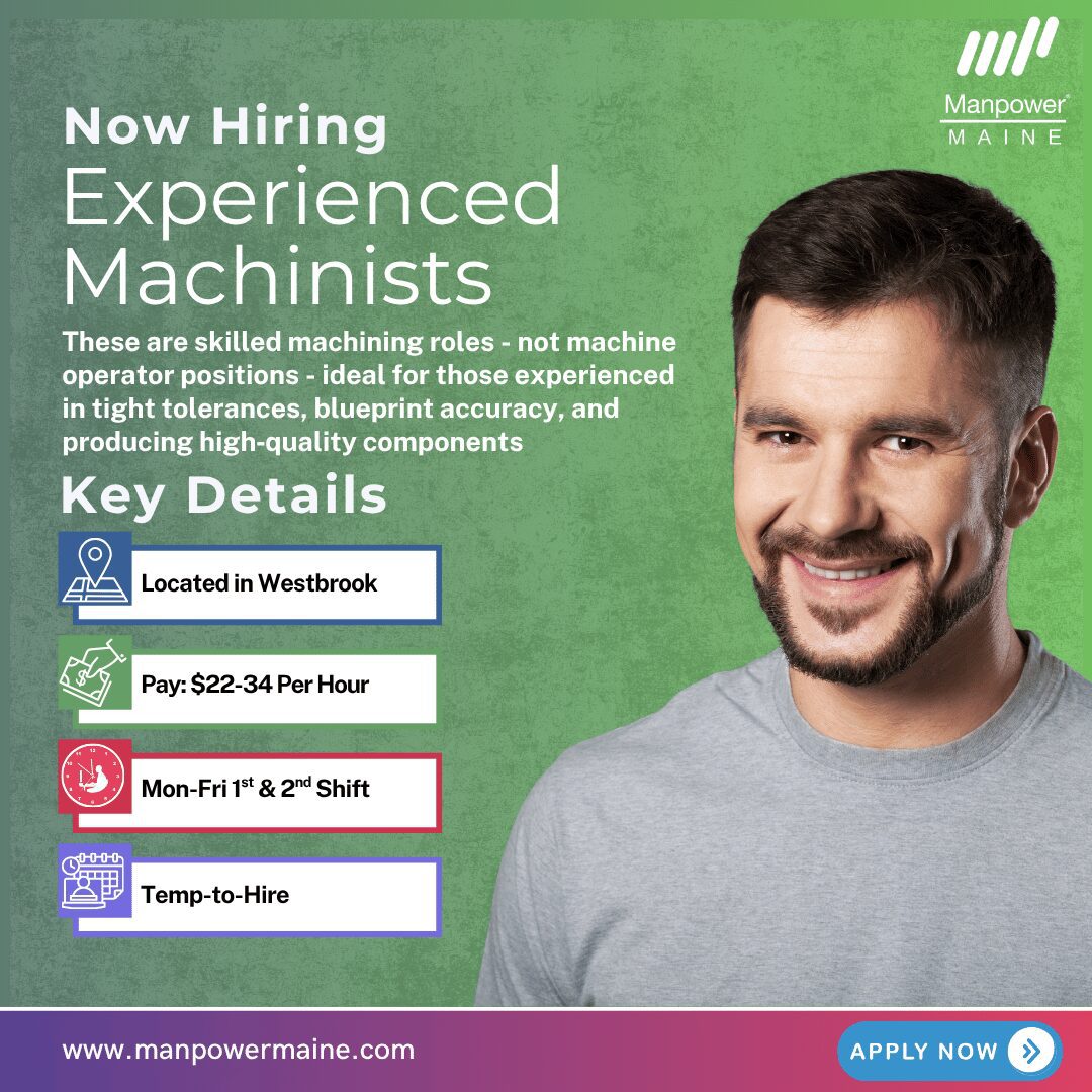 experienced machinists