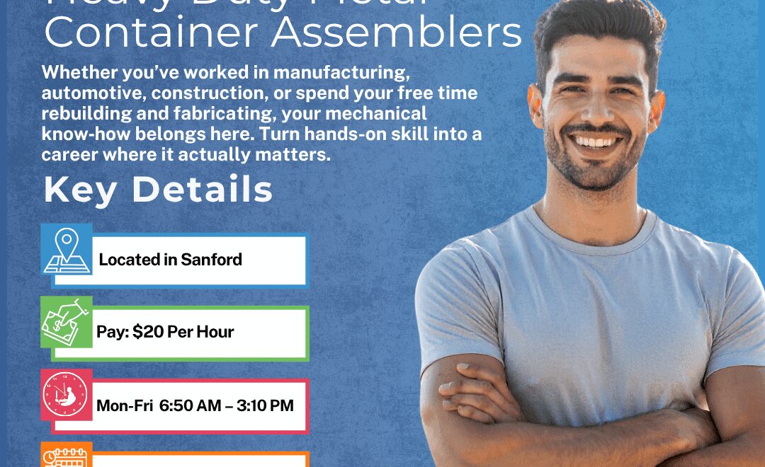 Heavy Duty Metal Container Assemblers