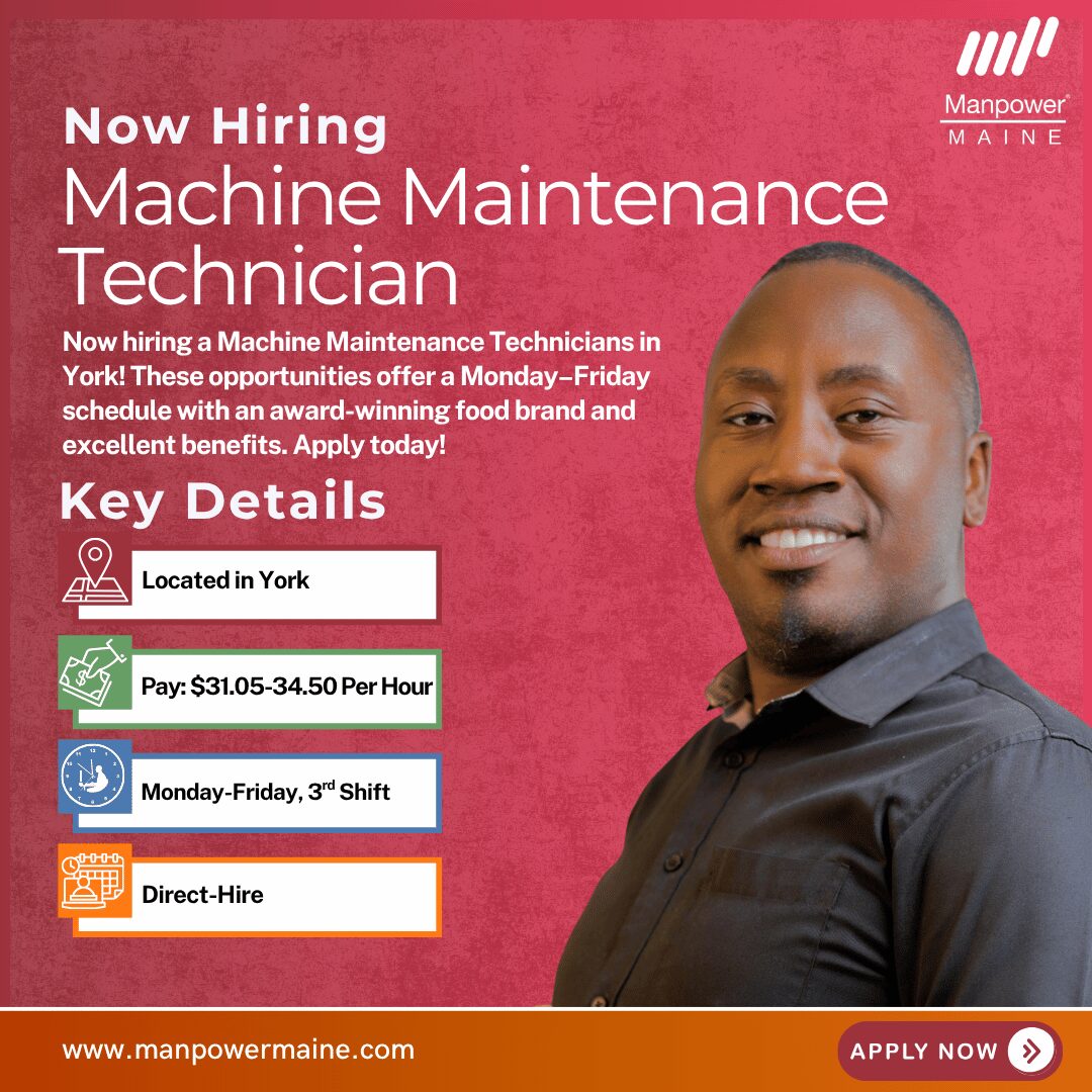 Machine Maintenance Technician 3rd shift - York - Web
