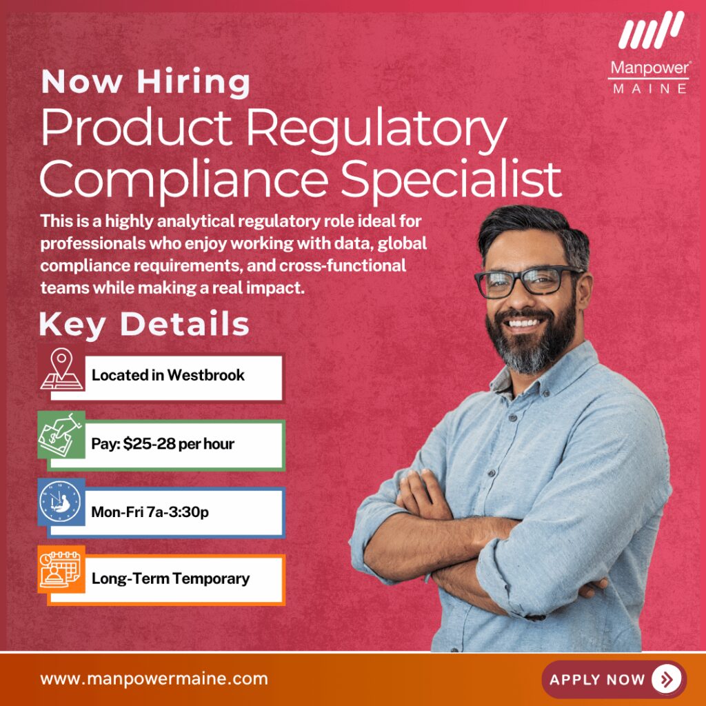 Product Regulatory Compliance Specialist