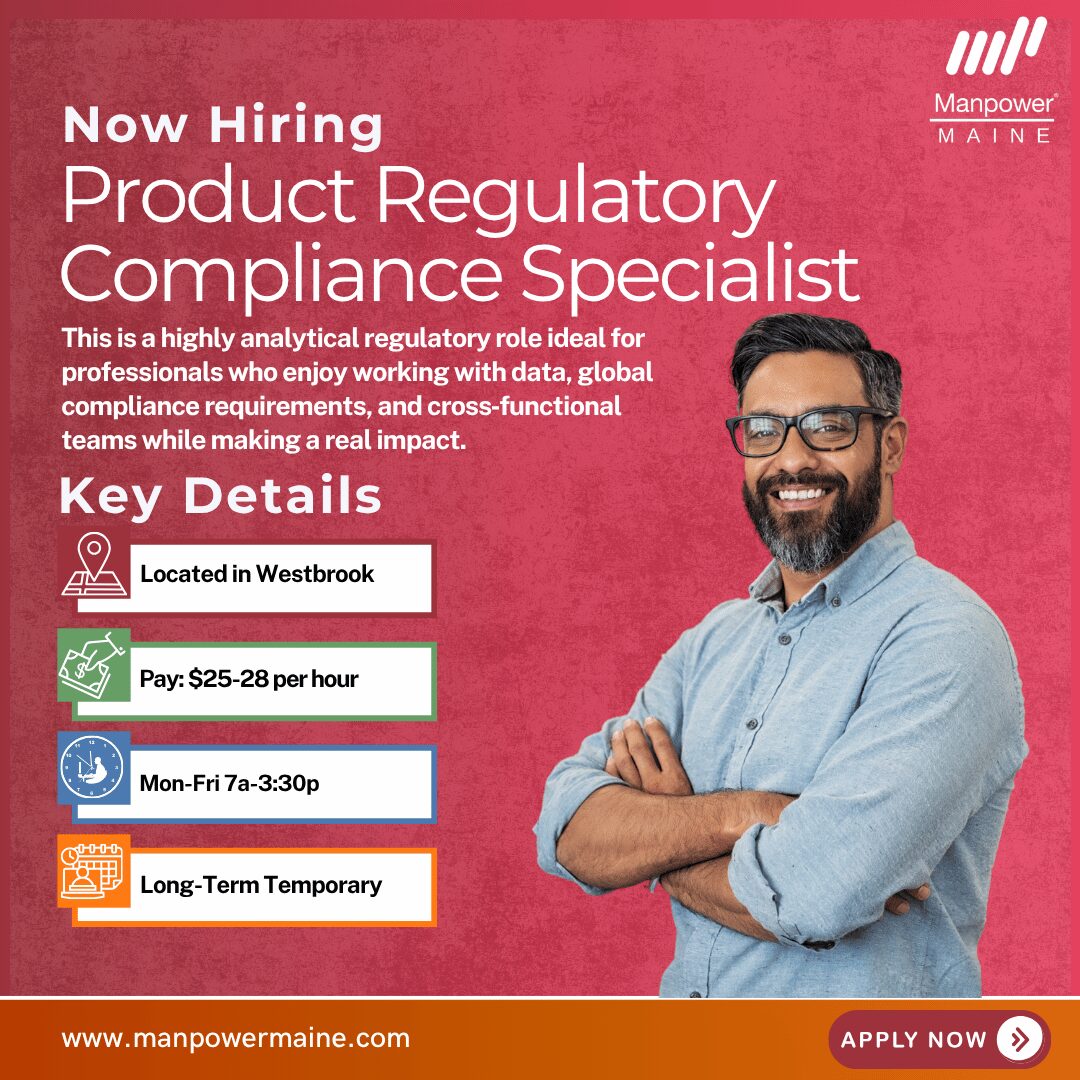 Product Regulatory Compliance Specialist