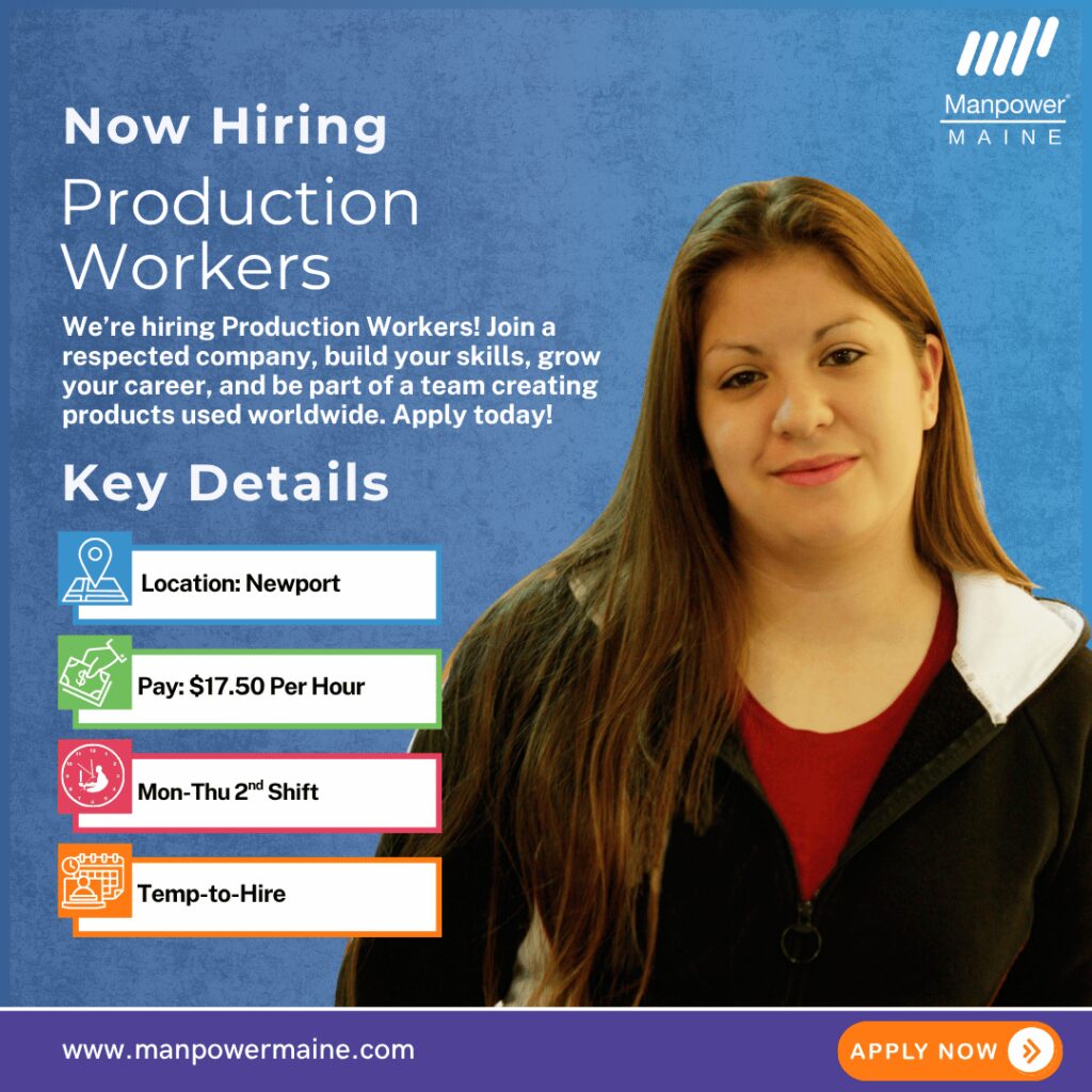 Production Workers 2nd Shift - Newport - Web
