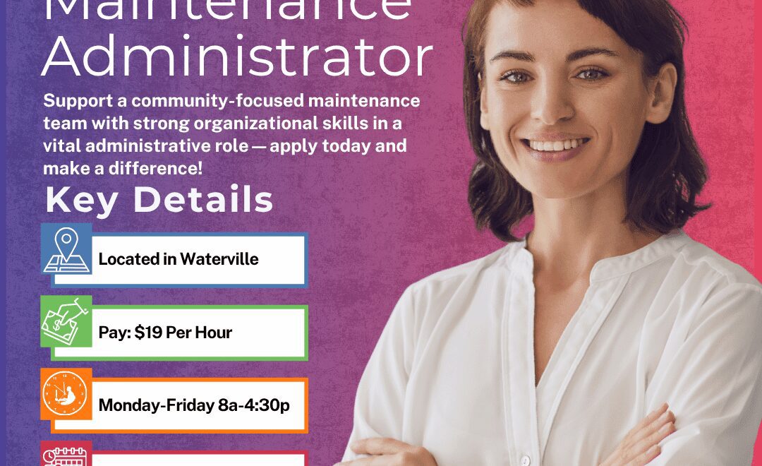 Maintenance Administrator - Waterville - Web