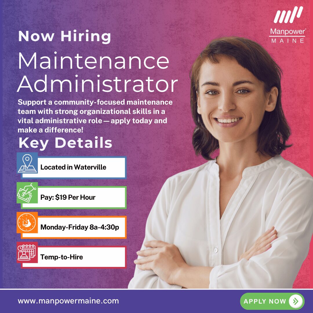 Maintenance Administrator - Waterville - Web