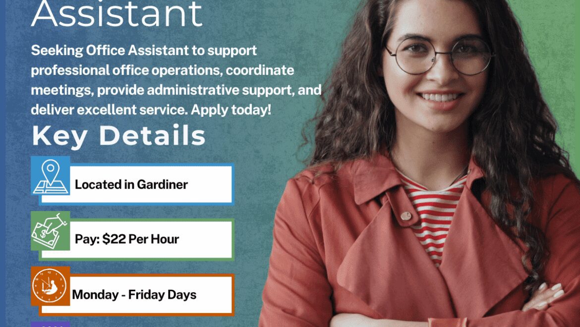 Office Assistant - Gardiner - Website