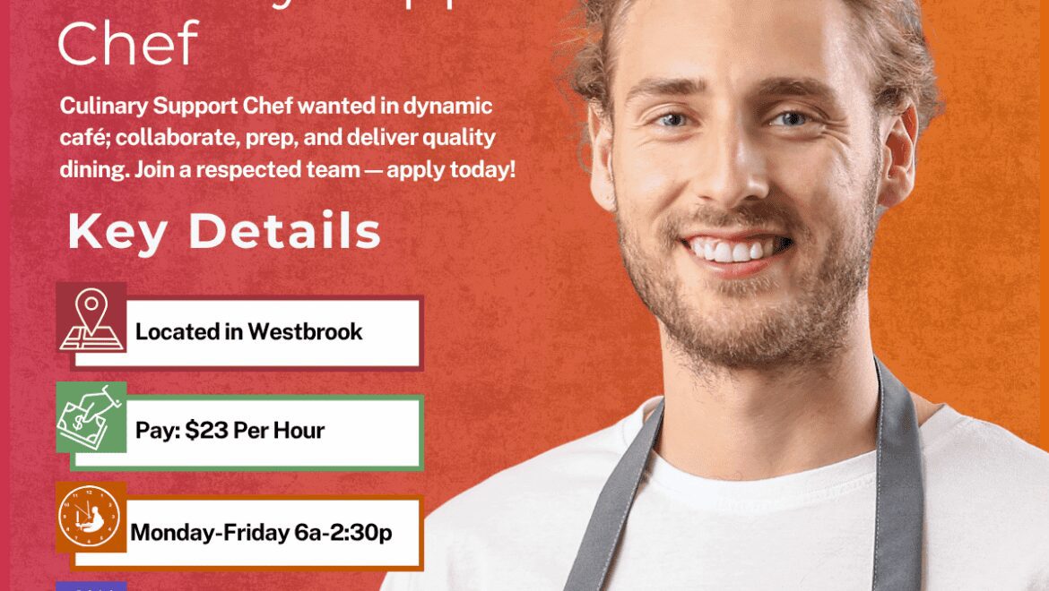 Culinary Support Chef - Westbrook - Web