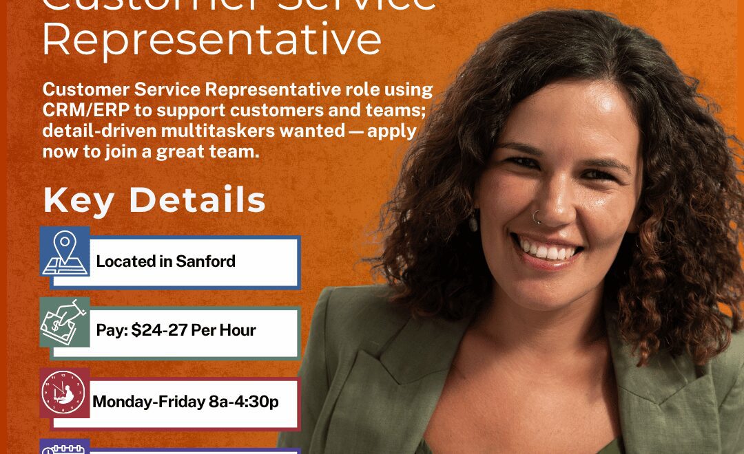 Customer Service Representative - Sanford - Web