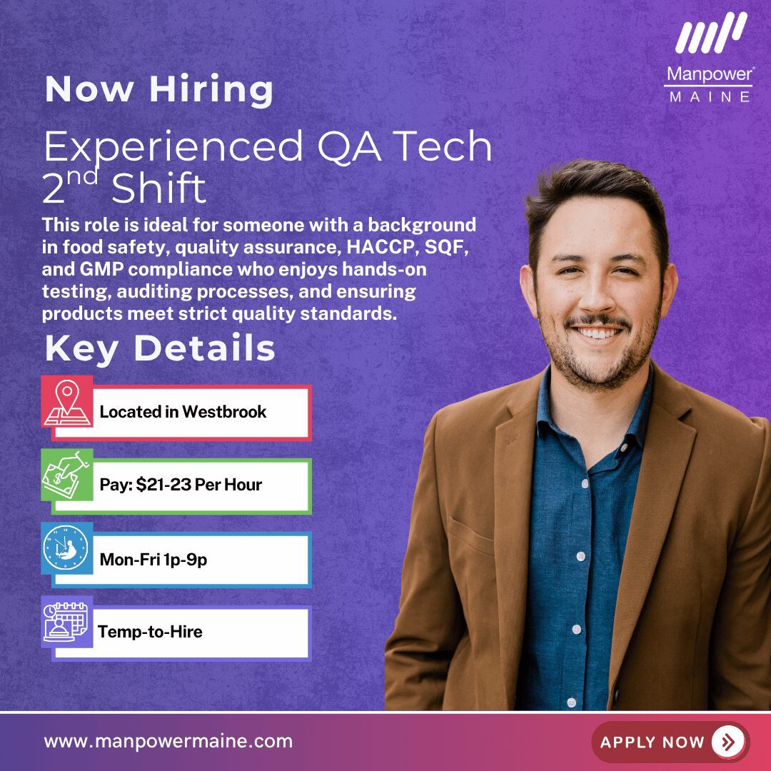 Experienced QA Tech - Westbrook - Web