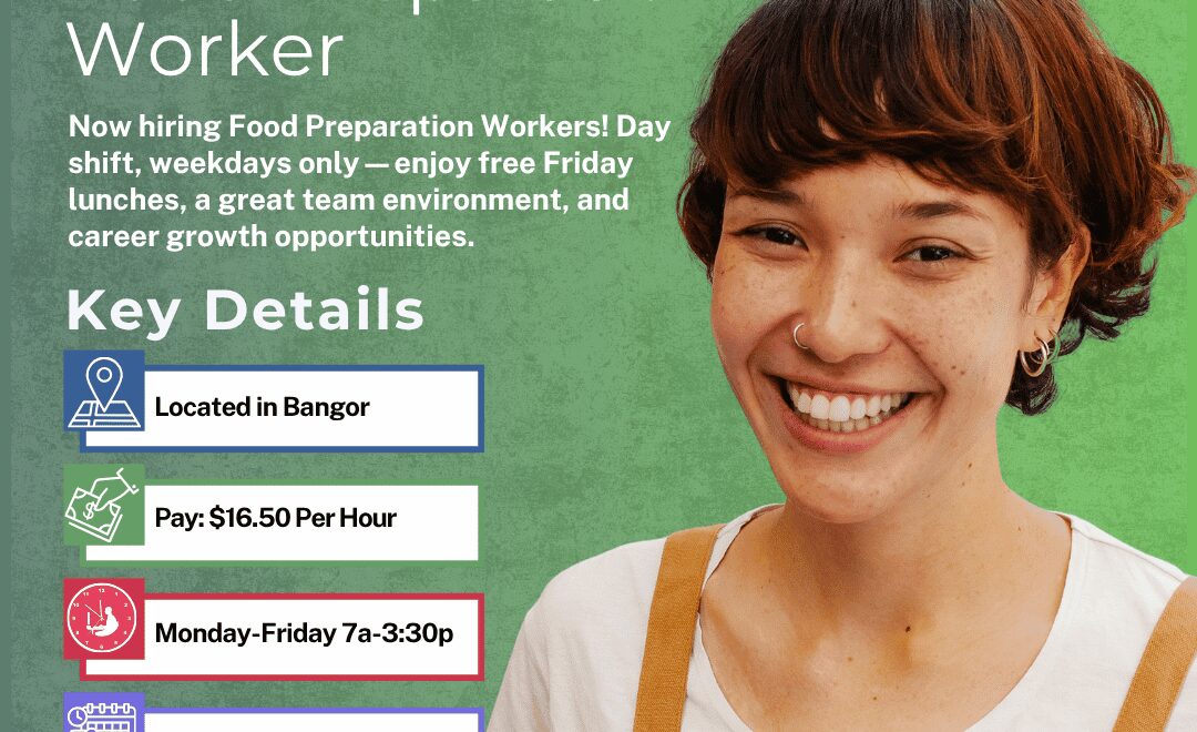 Food Preparation Worker - Bangor - Web