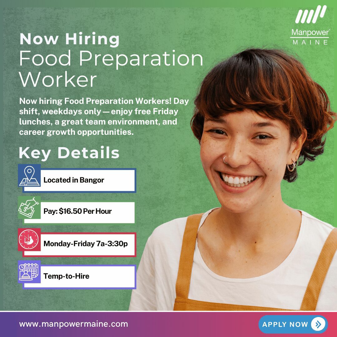 Food Preparation Worker - Bangor - Web Food Preparation Worker - Bangor - Web
