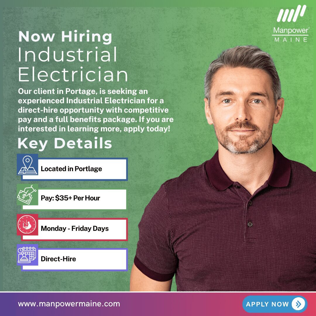 Industrial Electrician - Portage - Web