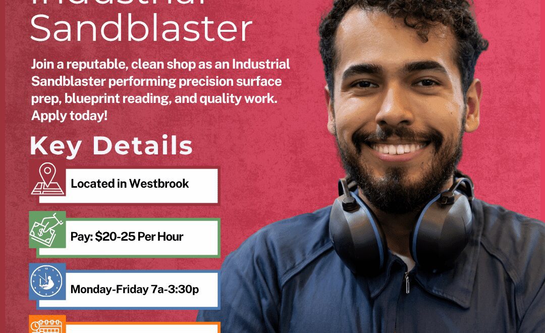 Industrial Sandblaster - Westbrook - Web