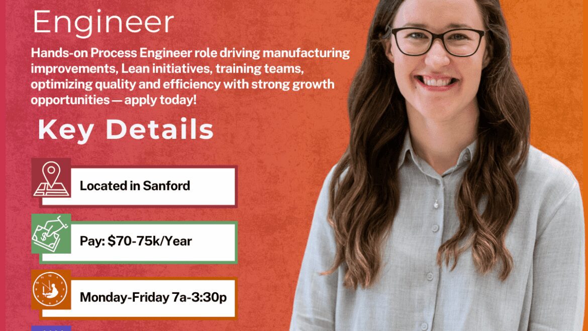 Process Engineer - Sanford - Web