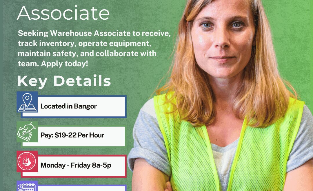 Warehouse Associate - Bangor - Web