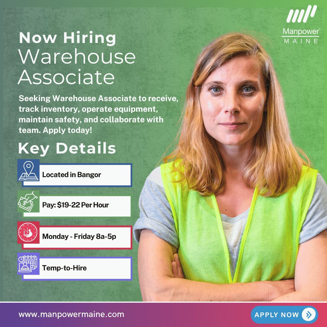 Warehouse Associate - Bangor - Web