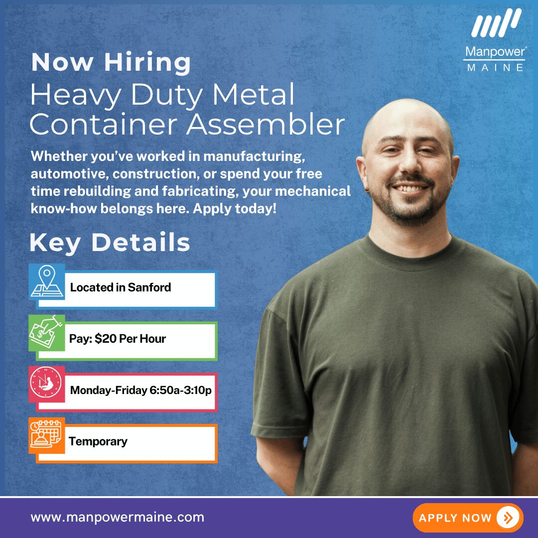 Heavy Duty Metal Container Assembler - Sanford - Web