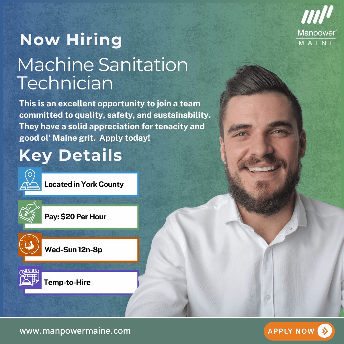 Machine Sanitation Technician - York - Web