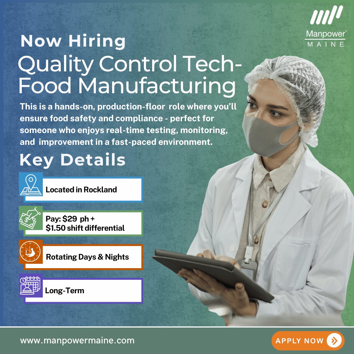 Quality Control Tech - Rockland - Web