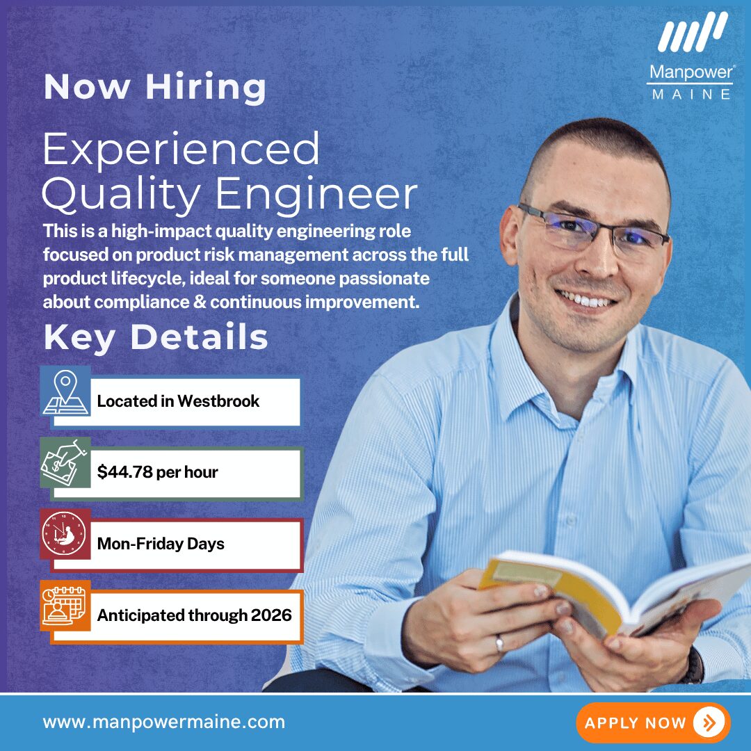 Quality Engineer -Westbrook - Web